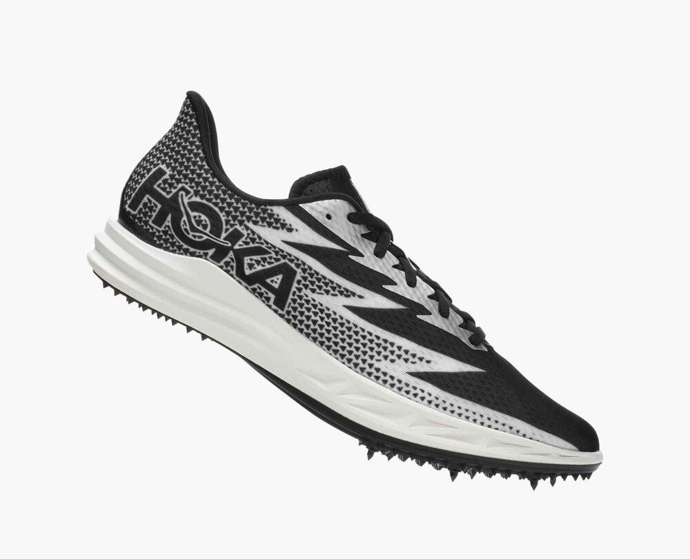 NIB Hoka Crescendo MD Men's Black & White Track Running Shoes Size 13
